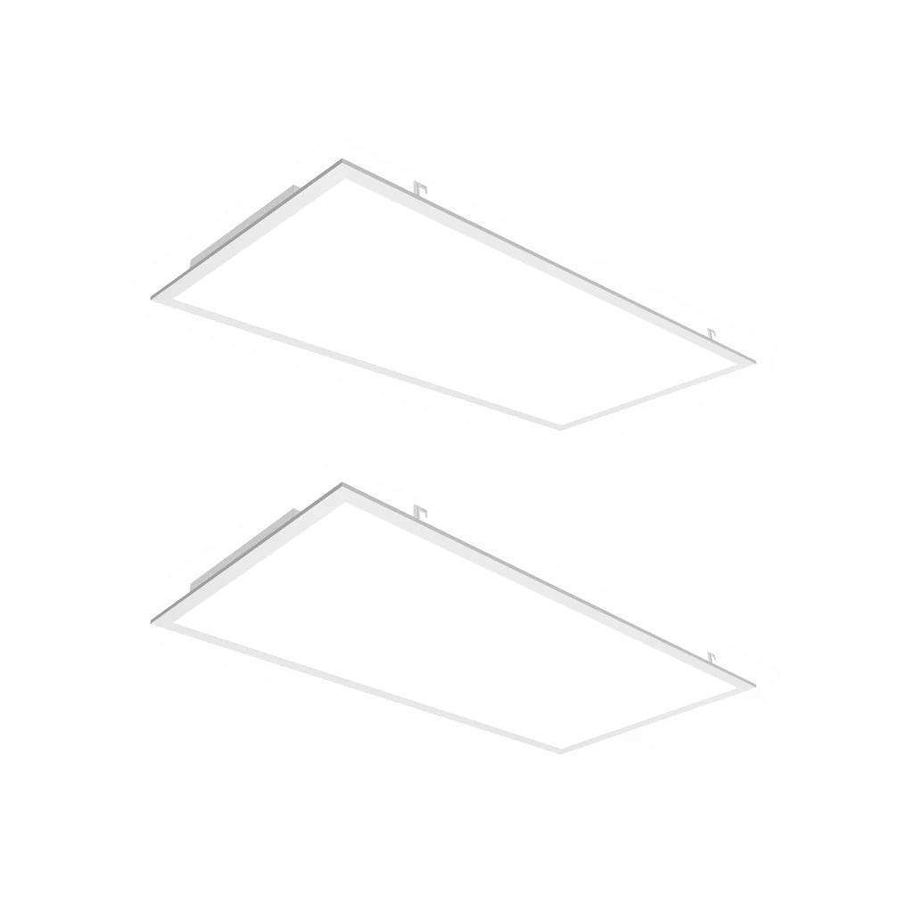 2x4 LED Flat Panel, 72 Watt- 9000 Lumens and 6500K and Dimmable, AC120-277V - UL and DLC Listed (Pack of 2)