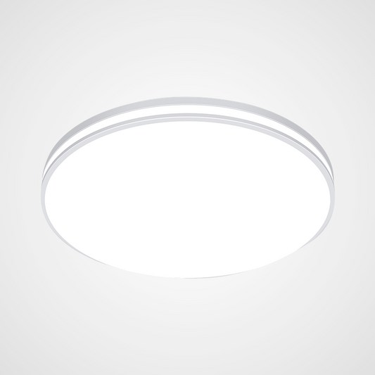 Upgrade Your Indoor Space with a Modern 12.6" Round LED Flush Mount Ceiling Light - 24W, 2250LM, IP44 Waterproof, 5000K Cool White