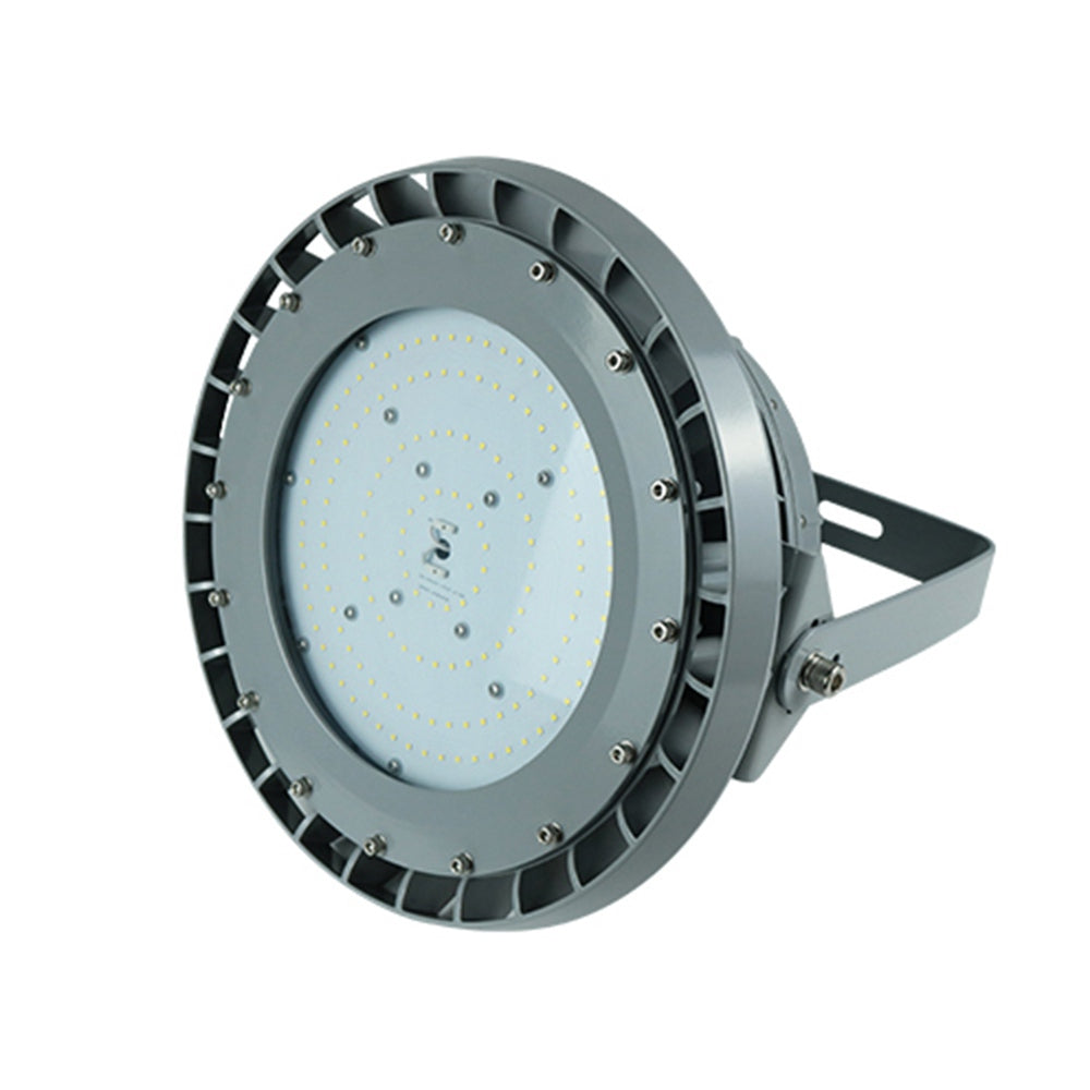 LED Explosion-Proof Flood Light - 150 Watt LED Explosion Proof Round High Bay Light, B Series, 13500K- Non Dimmable, 20250LM, AC100-277V - Eco LED Lightings 