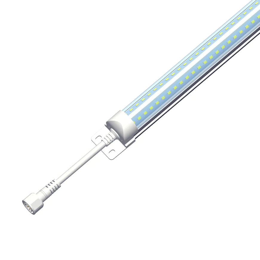 T8 5ft LED Cooler Tube | 32W | 4160 Lumens | 6500K | 100V-277V | White Housing | ETL Listed - Eco LED Lightings 